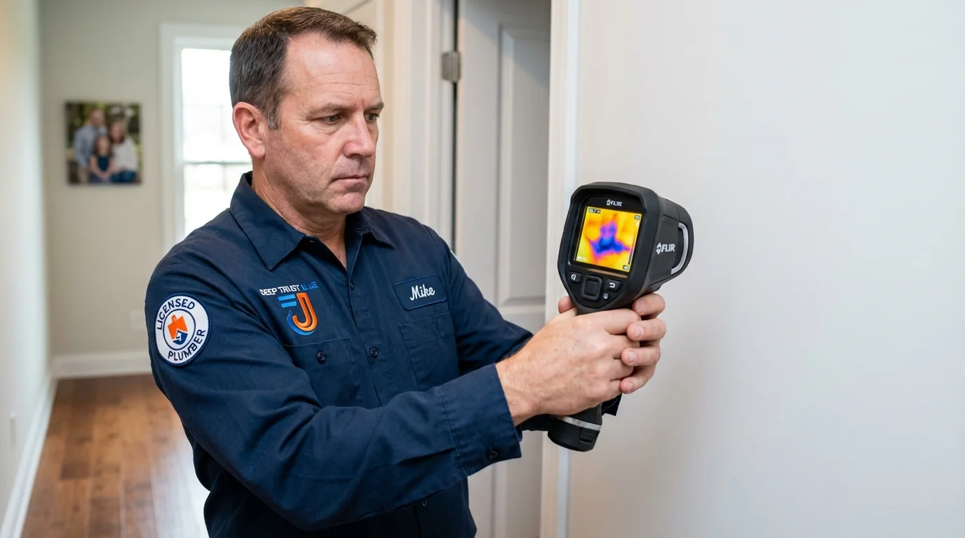 Thermal imaging leak detection by Johns Plumbing LLC in Sonoma